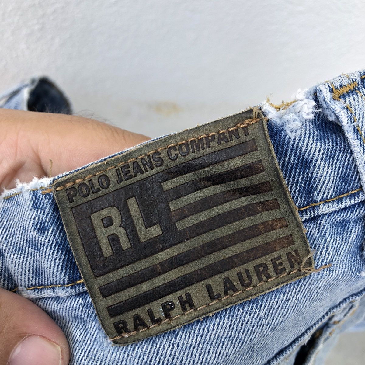 Japanese Brand POLO JEANS COMPANY RALPH LAUREN DISTRESSED DENIM Size US 33 - 13 Thumbnail