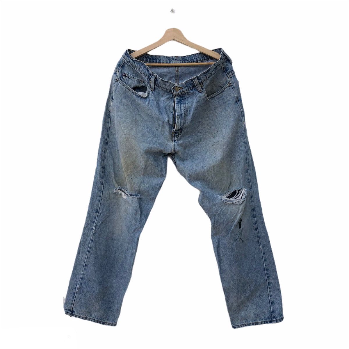 Japanese Brand POLO JEANS COMPANY RALPH LAUREN DISTRESSED DENIM Size US 33 - 1 Thumbnail