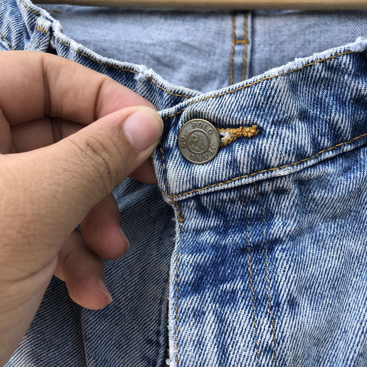Japanese Brand POLO JEANS COMPANY RALPH LAUREN DISTRESSED DENIM Size US 33 - 5 Thumbnail