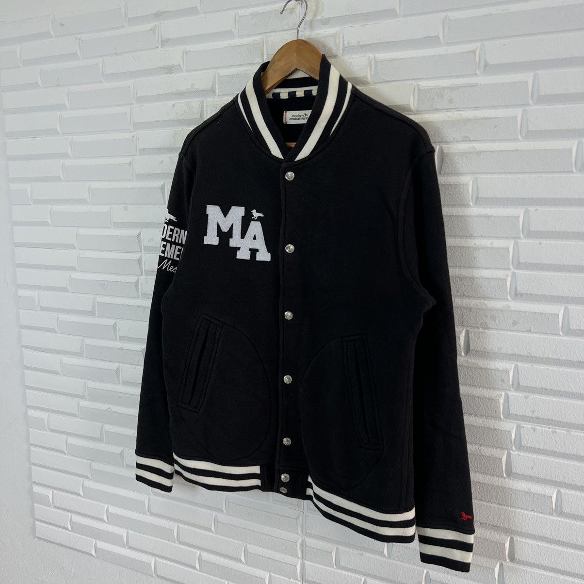 Japanese Brand VINTAGE VARSITY JACKET MODERN AMUSEMENT BIG LOGO Size US L / EU 52-54 / 3 - 2 Thumbnail