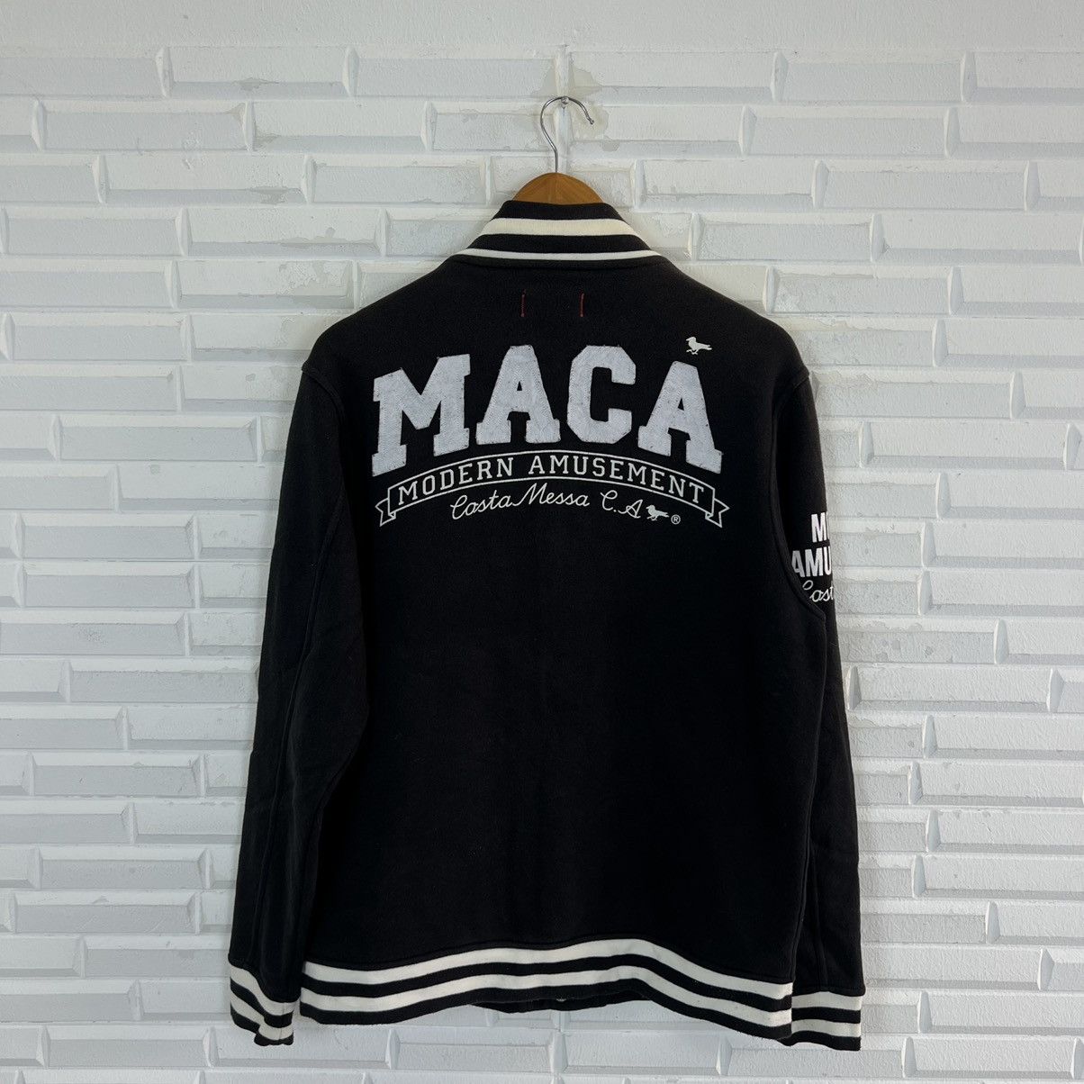 Japanese Brand VINTAGE VARSITY JACKET MODERN AMUSEMENT BIG LOGO Size US L / EU 52-54 / 3 - 8 Thumbnail