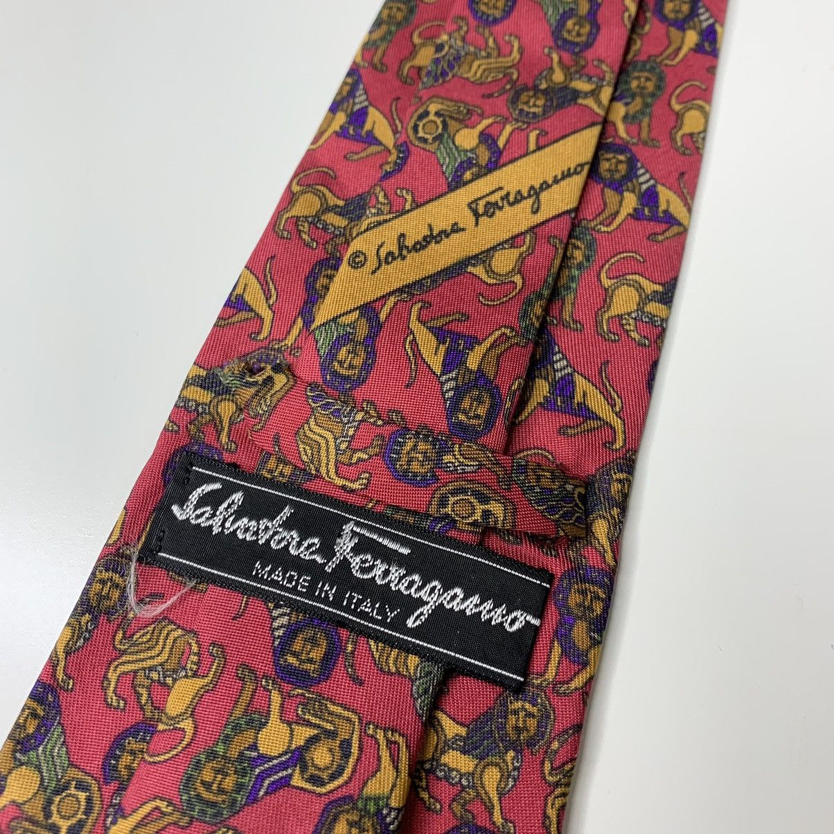 Salvatore Ferragamo Salvatore Ferragamo tie luxury Vintage Size ONE SIZE - 5 Thumbnail