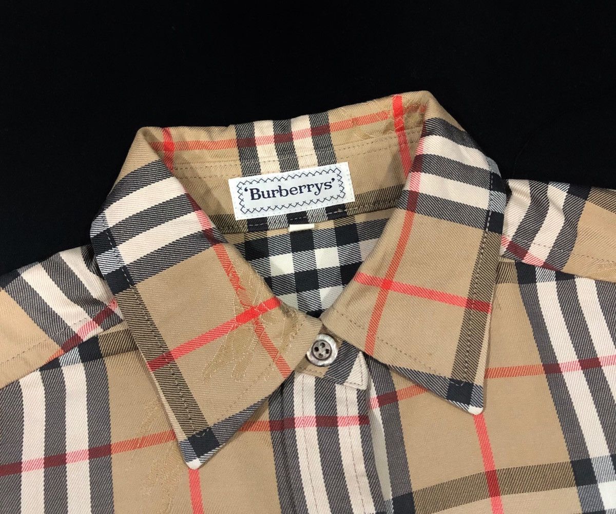 Burberry Vintage Burberrys Novacheck Long Sleeves For Women Size S / US 4 / IT 40 - 5 Thumbnail