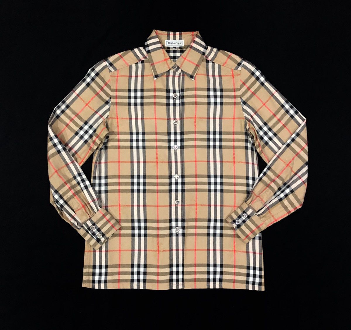 Burberry Vintage Burberrys Novacheck Long Sleeves For Women Size S / US 4 / IT 40 - 2 Thumbnail