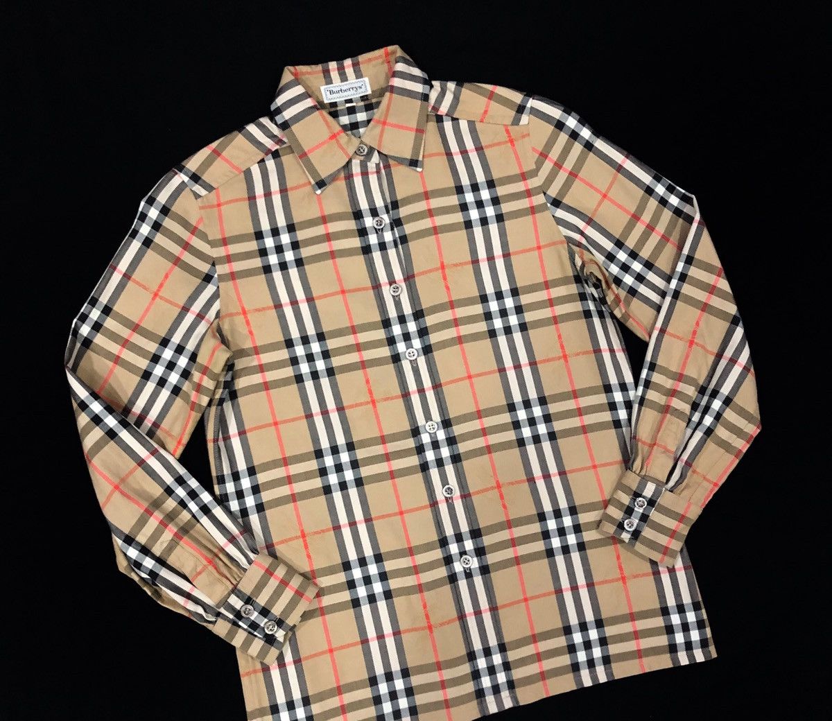 Burberry Vintage Burberrys Novacheck Long Sleeves For Women Size S / US 4 / IT 40 - 4 Thumbnail