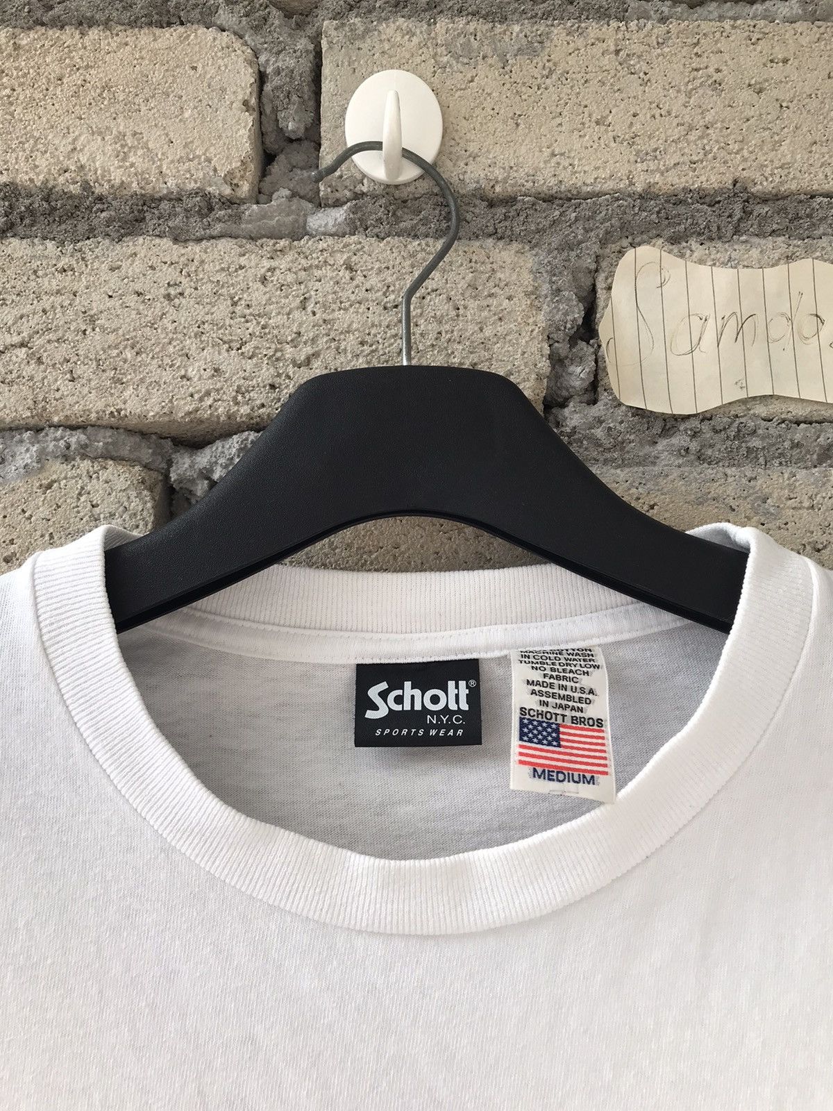 Schott × Vintage Vintage 90s Schott N.Y.C Spell Out Size US M / EU 48-50 / 2 - 3 Thumbnail