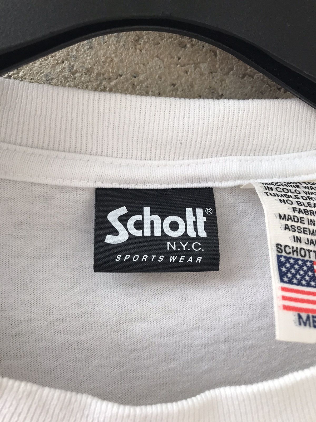 Schott × Vintage Vintage 90s Schott N.Y.C Spell Out Size US M / EU 48-50 / 2 - 4 Thumbnail