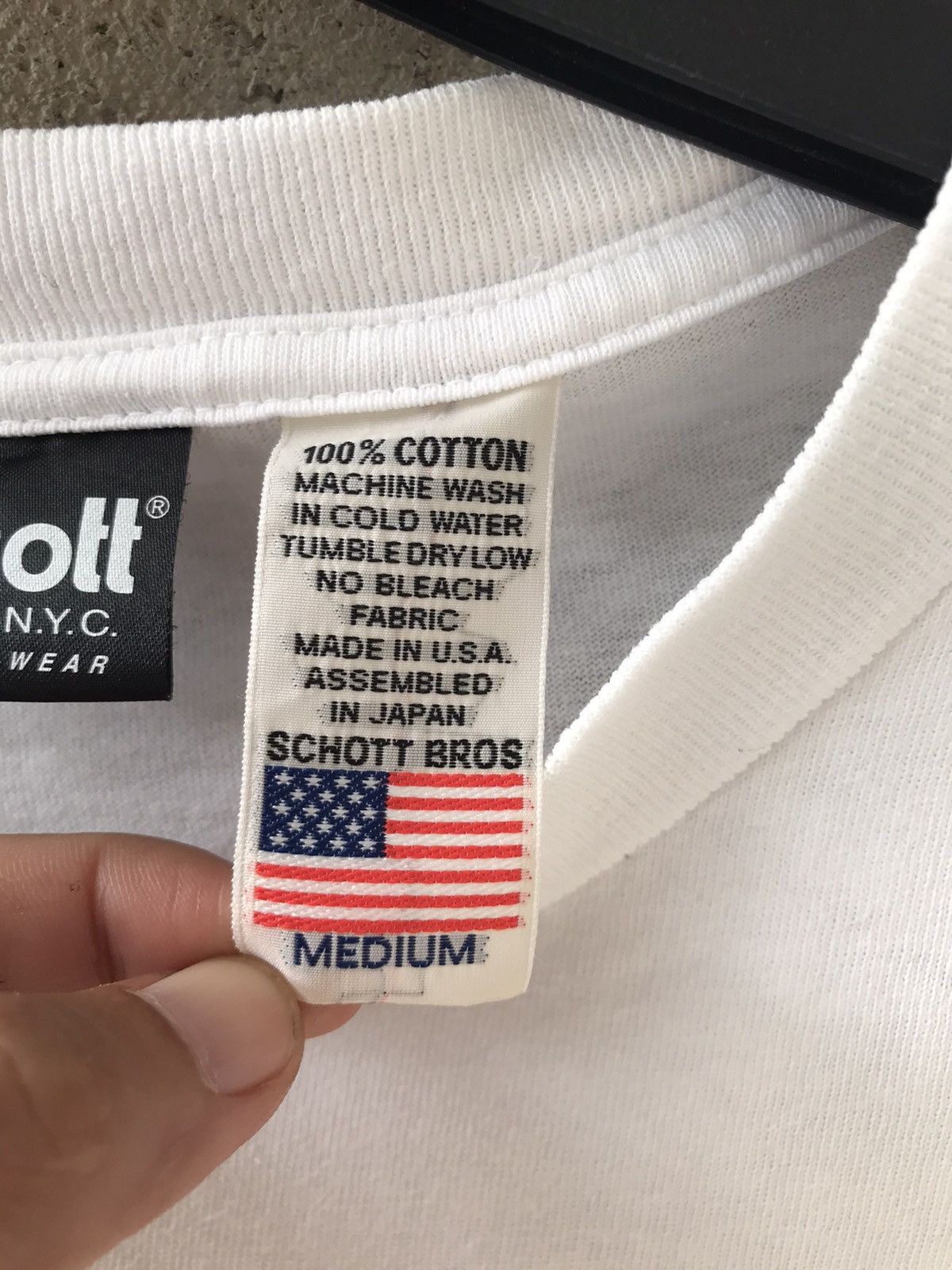 Schott × Vintage Vintage 90s Schott N.Y.C Spell Out Size US M / EU 48-50 / 2 - 5 Thumbnail