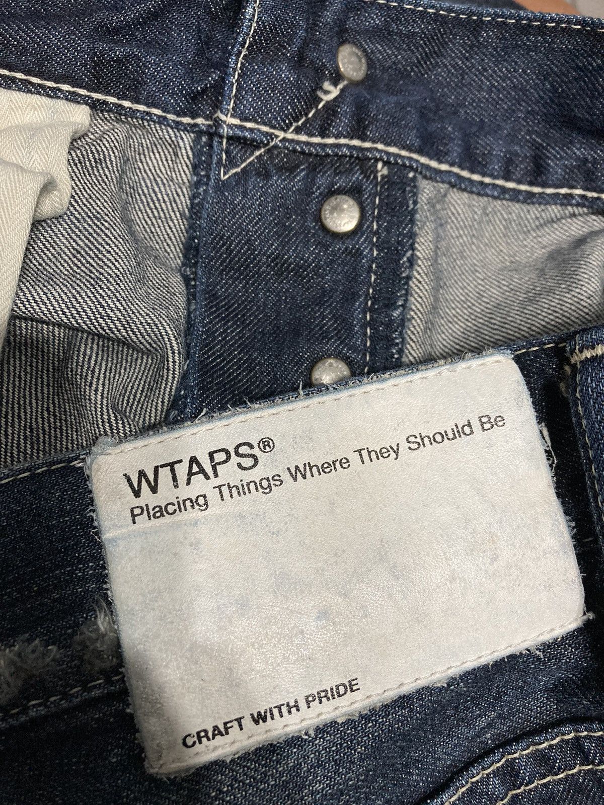Wtaps “Who Dare Wins” SS2011 Damage Repair Processing Denim Size US 37 - 9 Thumbnail