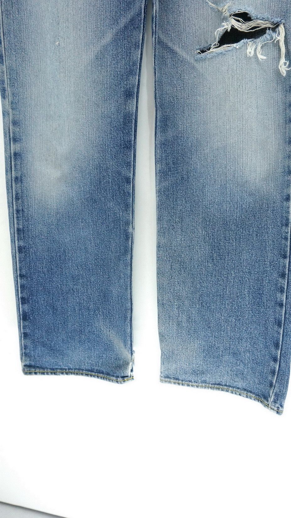Japanese Brand Rare Japan BUDEN Vintage Distressed Double Waist Jeans Size US 31 - 8 Thumbnail