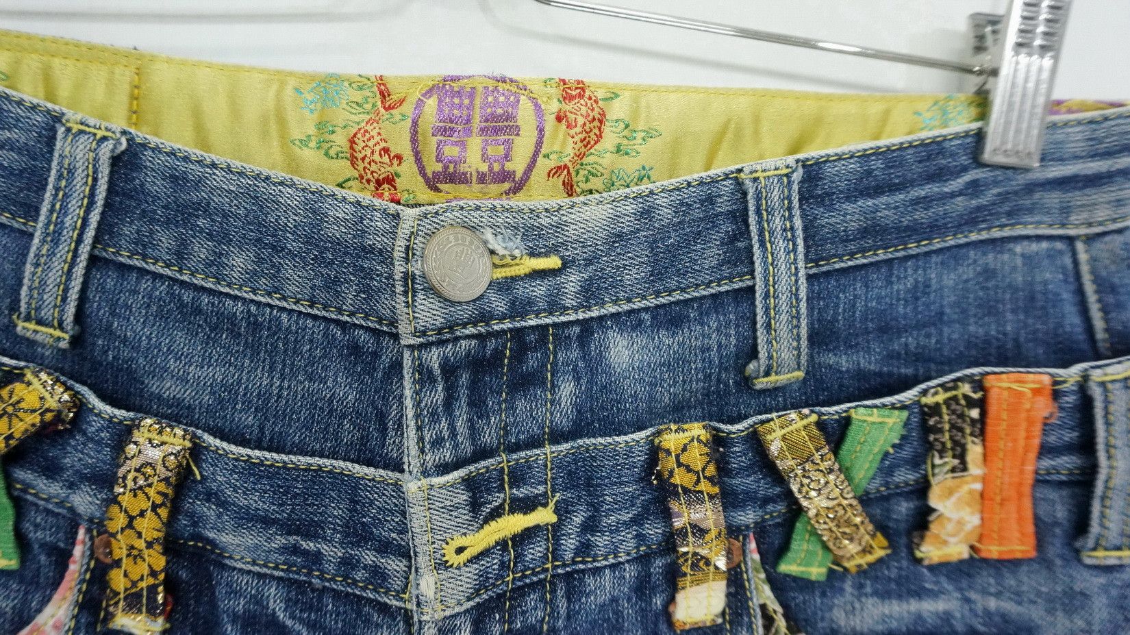 Japanese Brand Rare Japan BUDEN Vintage Distressed Double Waist Jeans Size US 31 - 6 Thumbnail