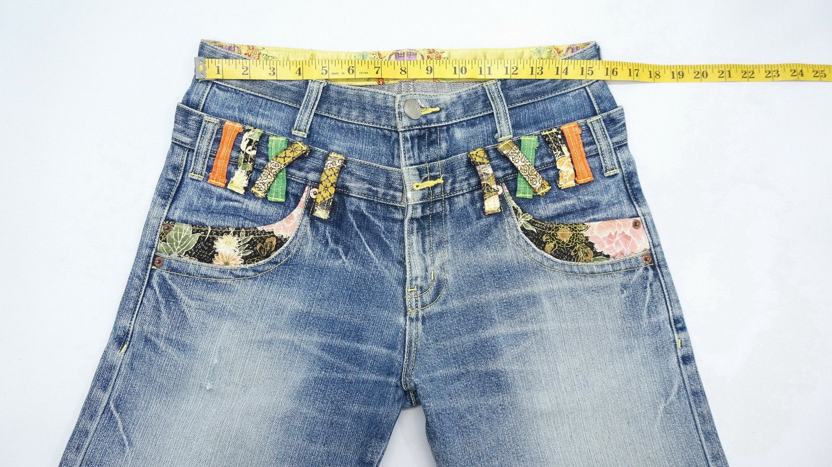 Japanese Brand Rare Japan BUDEN Vintage Distressed Double Waist Jeans Size US 31 - 13 Thumbnail