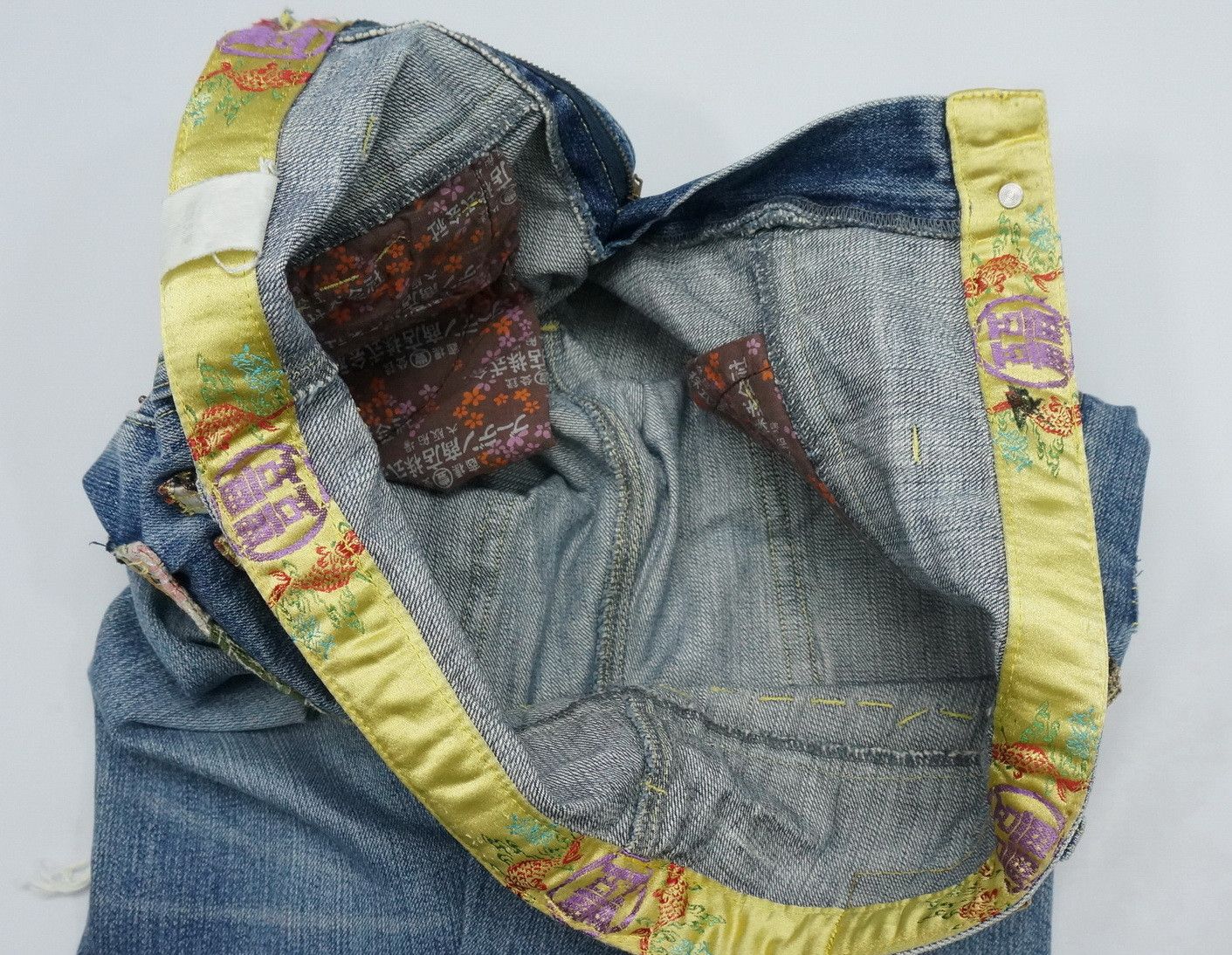 Japanese Brand Rare Japan BUDEN Vintage Distressed Double Waist Jeans Size US 31 - 20 Thumbnail