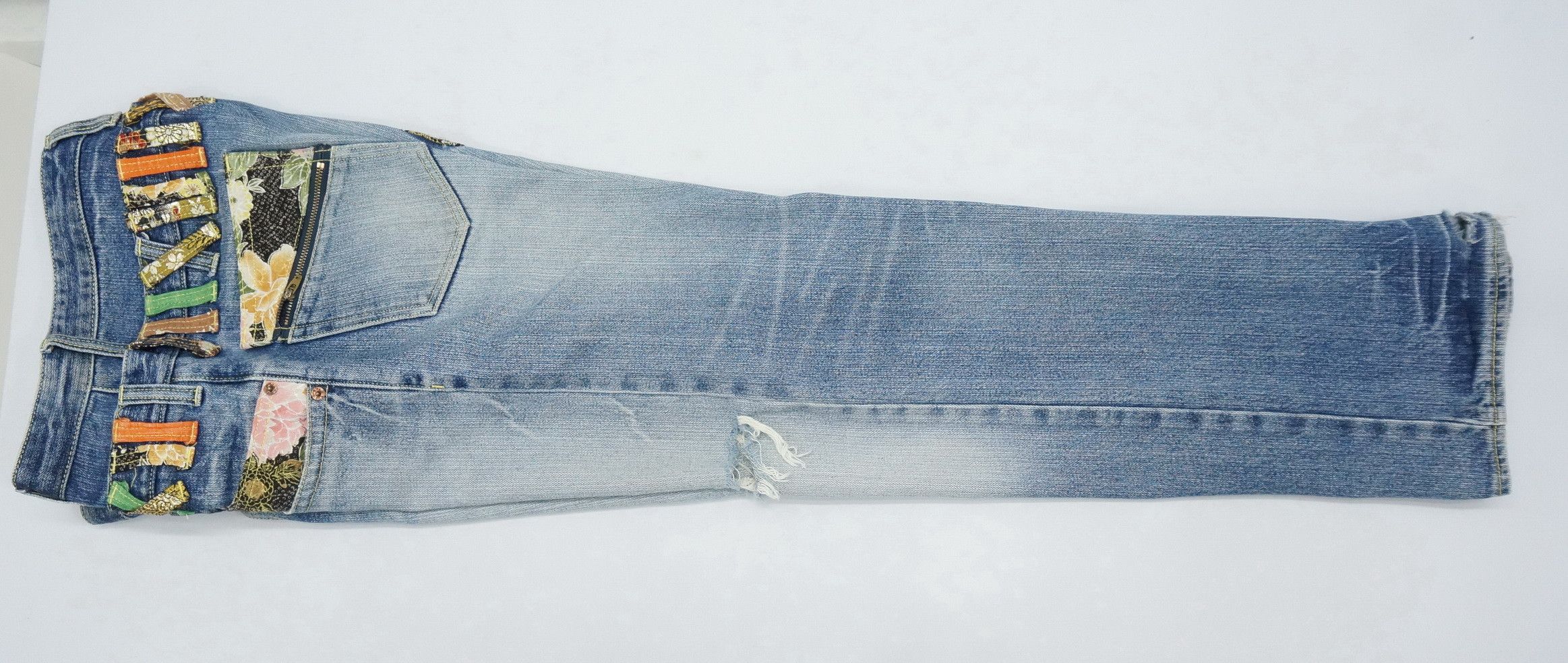 Japanese Brand Rare Japan BUDEN Vintage Distressed Double Waist Jeans Size US 31 - 12 Thumbnail