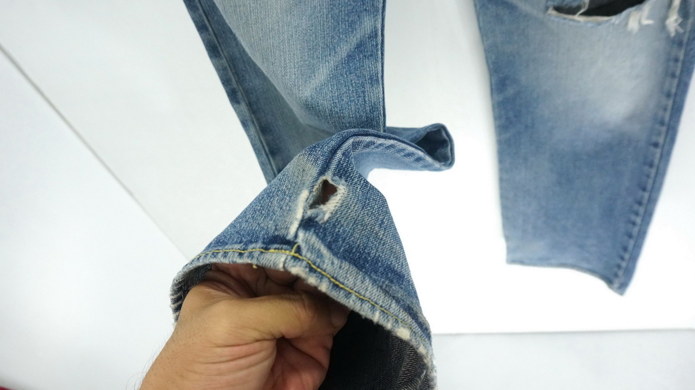 Japanese Brand Rare Japan BUDEN Vintage Distressed Double Waist Jeans Size US 31 - 24 Thumbnail