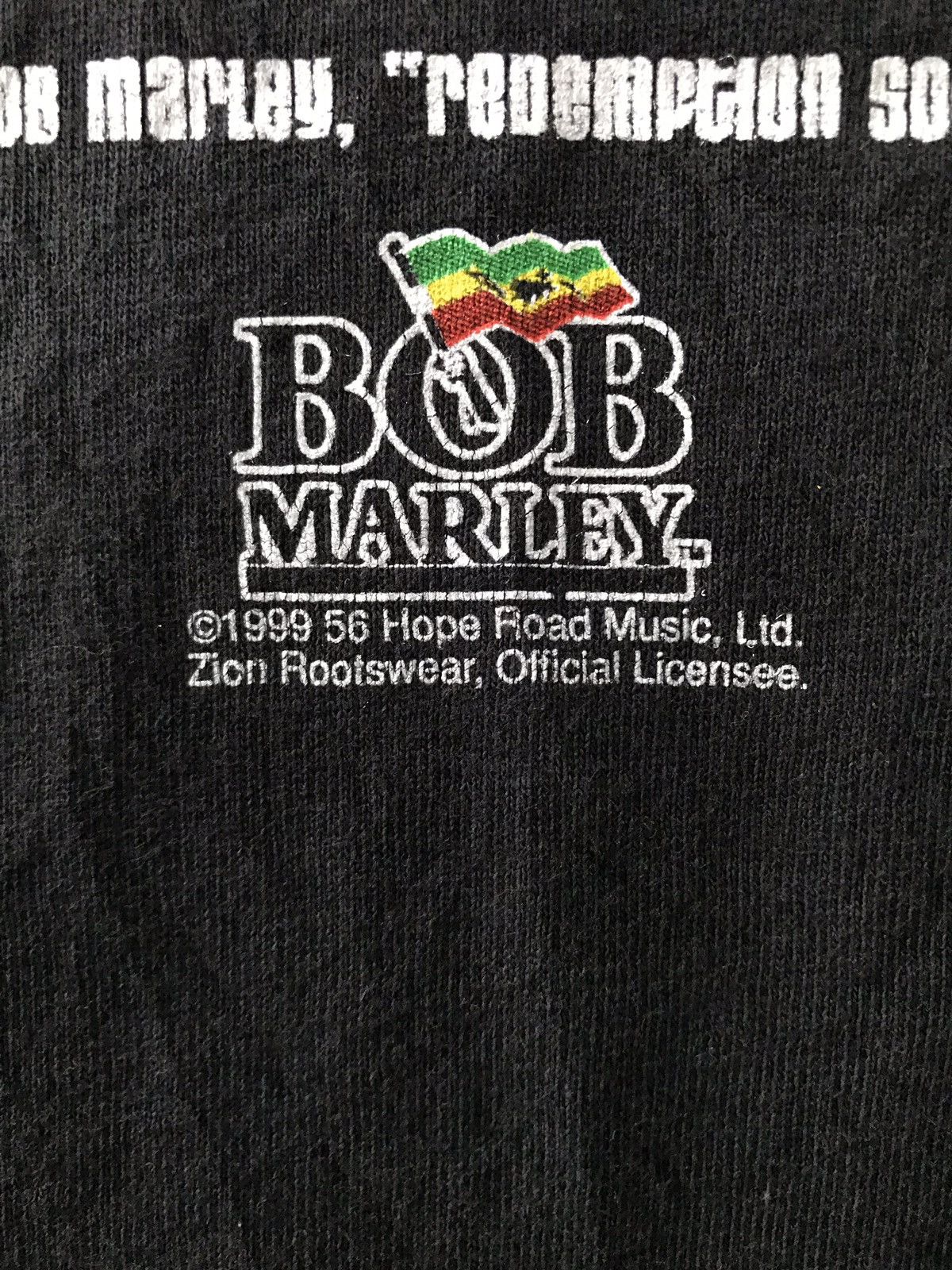Band Tees × Bob Marley × Vintage Vintage 90s Bob Marley Rasta Reggae Big Face Size US XL / EU 56 / 4 - 6 Thumbnail