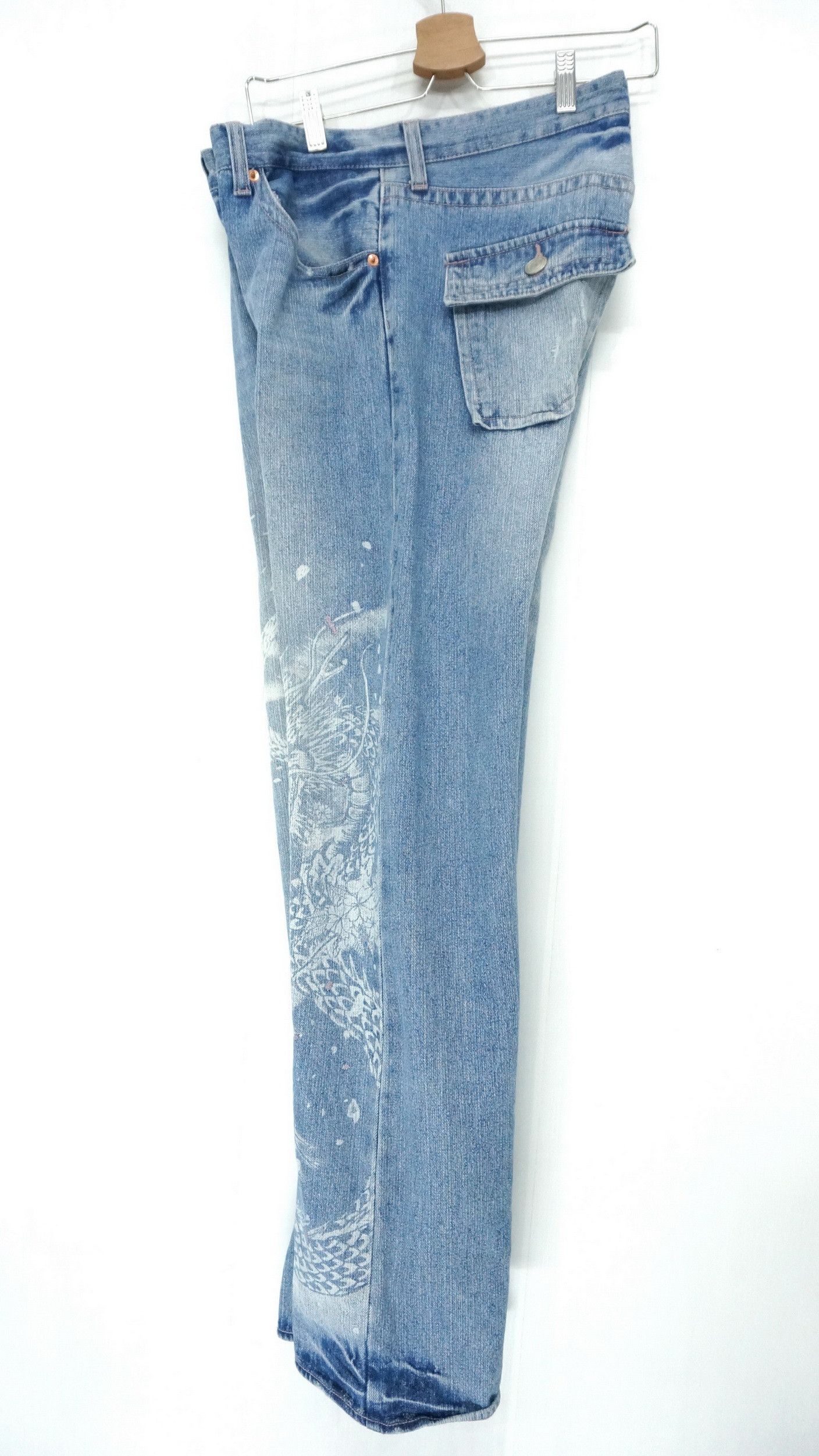 Japanese Brand 🔥🔥 Vintage Japanese Brand Buden Dragon Jeans Size US 35 - 3 Thumbnail
