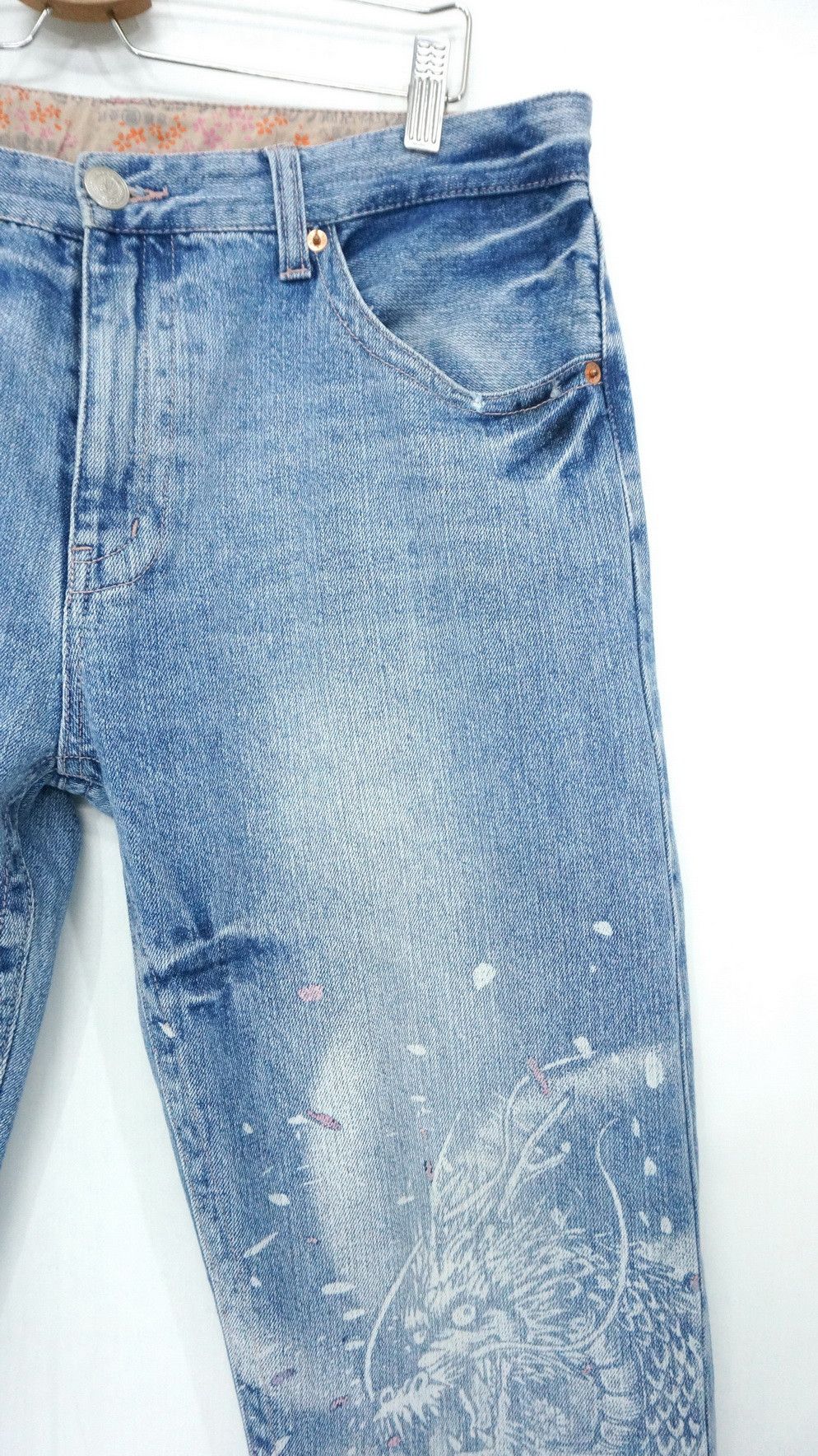 Japanese Brand 🔥🔥 Vintage Japanese Brand Buden Dragon Jeans Size US 35 - 6 Thumbnail