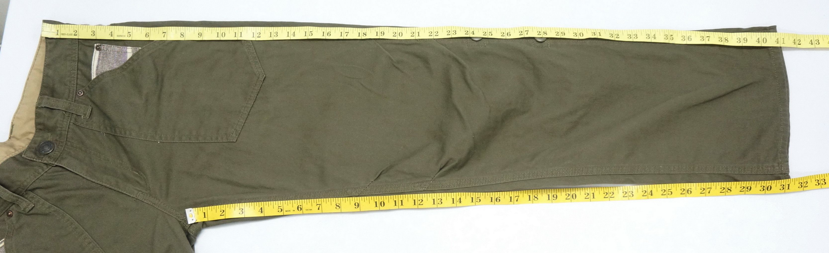 Japanese Brand 💥MADE IN HEAVEN🇯🇵Japan Fatigue Roll Up Pants Size US 29 - 15 Thumbnail