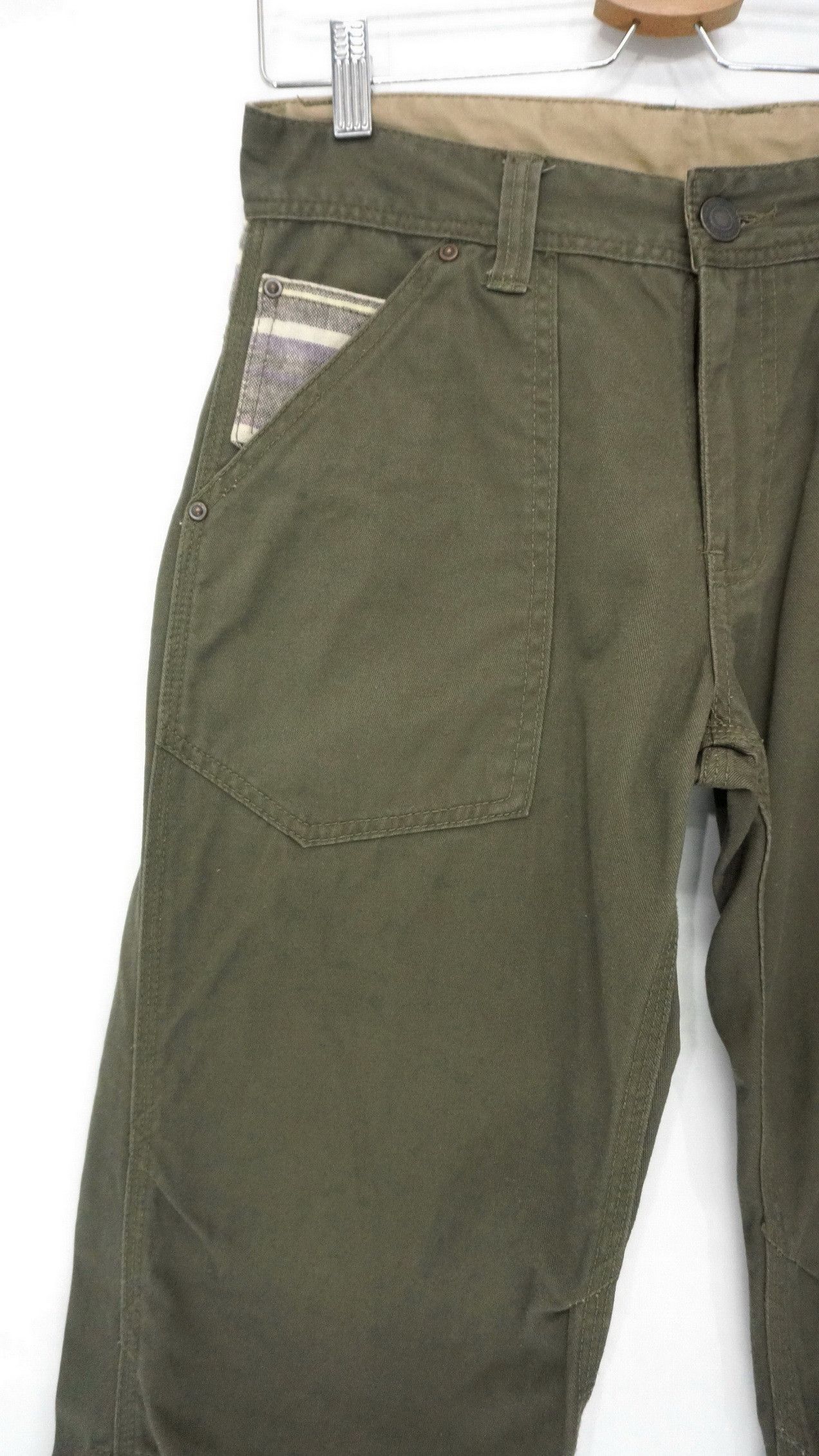 Japanese Brand 💥MADE IN HEAVEN🇯🇵Japan Fatigue Roll Up Pants Size US 29 - 8 Thumbnail
