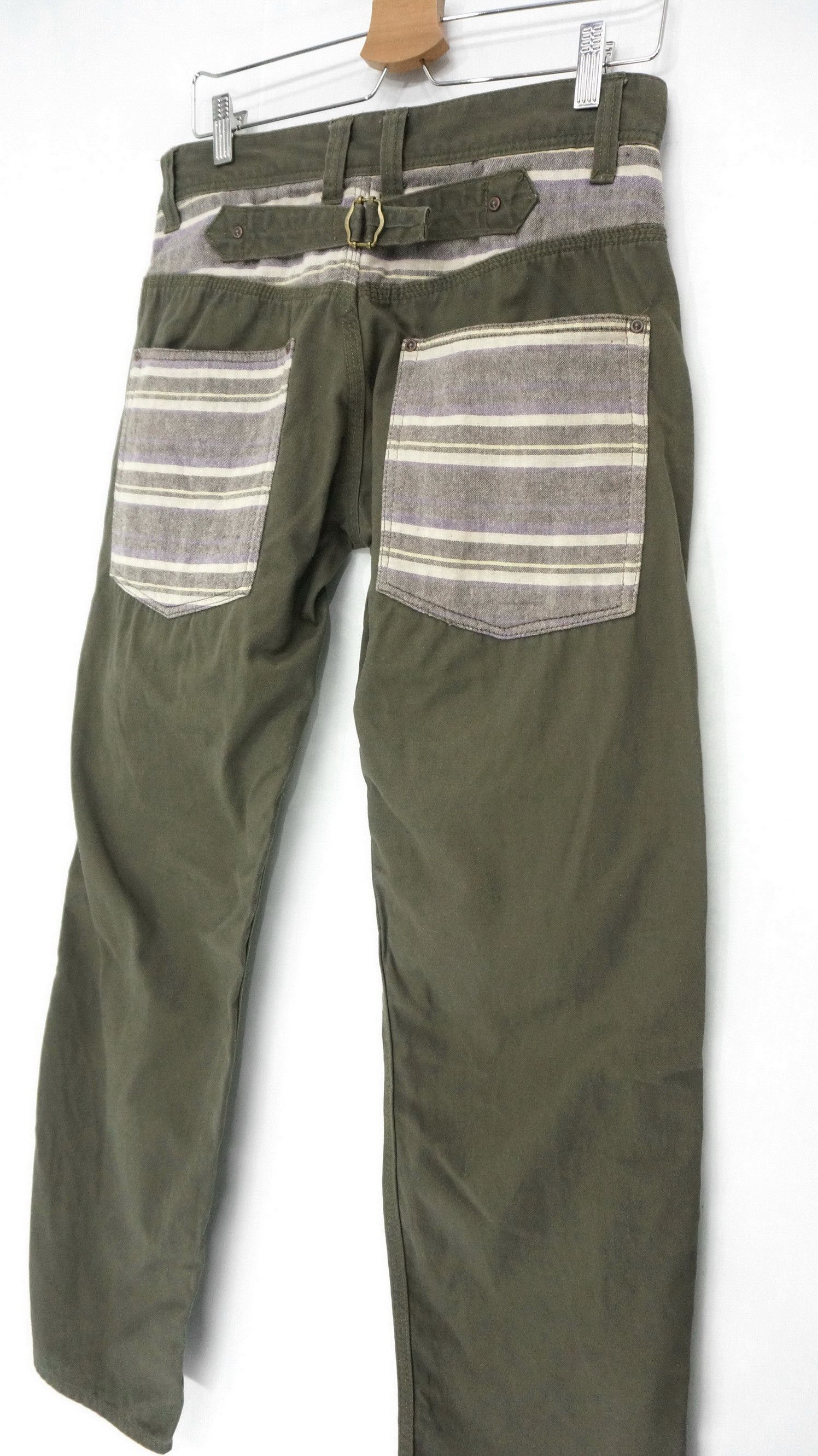 Japanese Brand 💥MADE IN HEAVEN🇯🇵Japan Fatigue Roll Up Pants Size US 29 - 4 Thumbnail