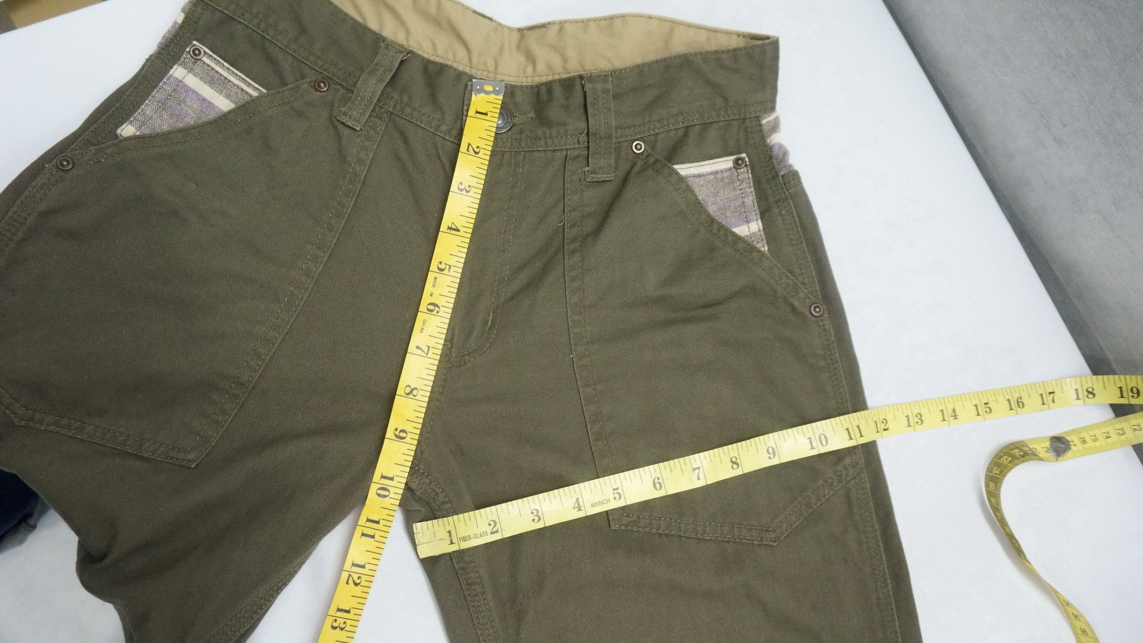 Japanese Brand 💥MADE IN HEAVEN🇯🇵Japan Fatigue Roll Up Pants Size US 29 - 14 Thumbnail