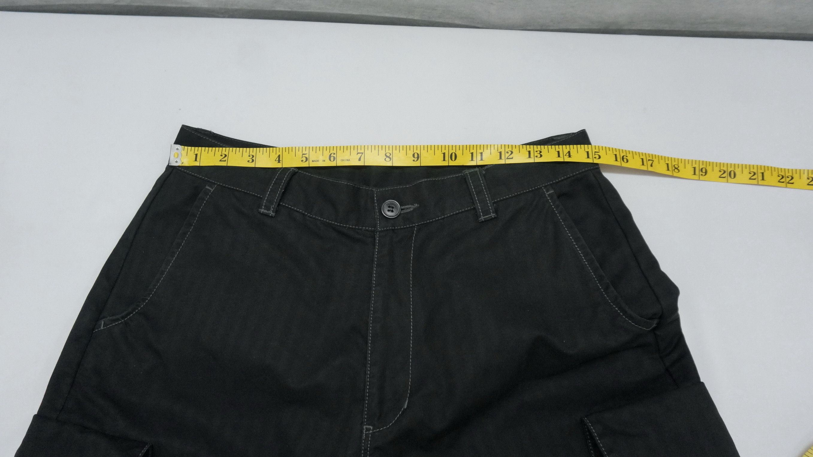 Japanese Brand Vintage! ALLIX DESIGN TOKYO Striped Flared Worn Cargo Pants Size US 29 - 22 Thumbnail