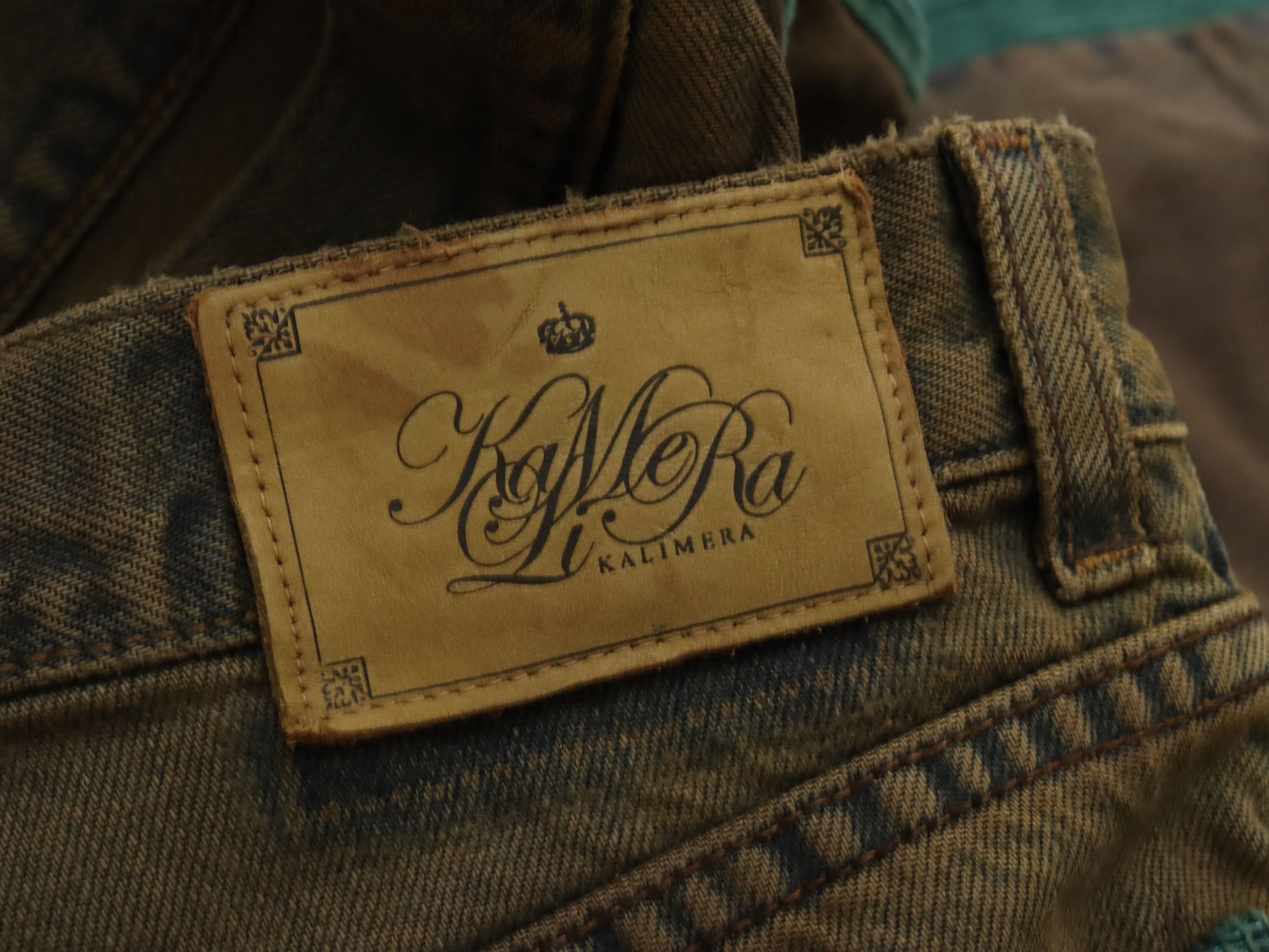 Designer × Levi's Levis "REMAKE" by KALIMERA Hybrid Corduroy Jeans Pant Size US 33 - 18 Thumbnail