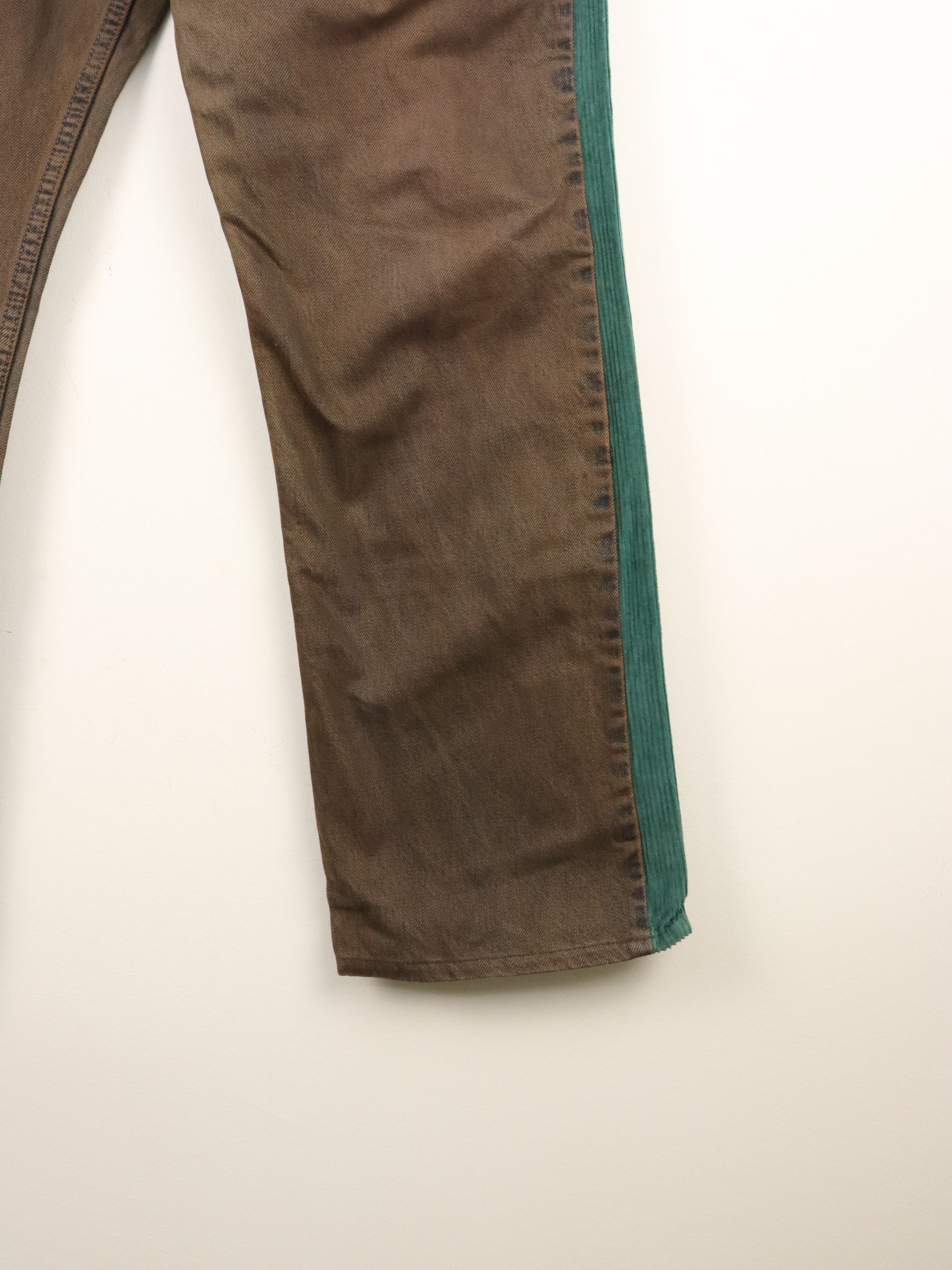 Designer × Levi's Levis "REMAKE" by KALIMERA Hybrid Corduroy Jeans Pant Size US 33 - 15 Thumbnail