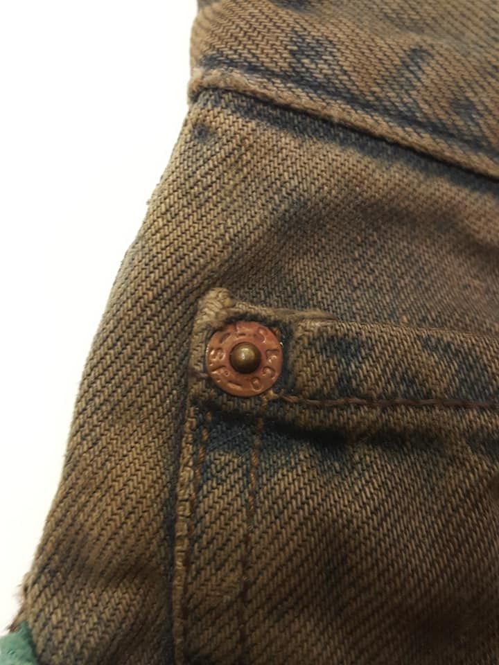 Designer × Levi's Levis "REMAKE" by KALIMERA Hybrid Corduroy Jeans Pant Size US 33 - 11 Thumbnail