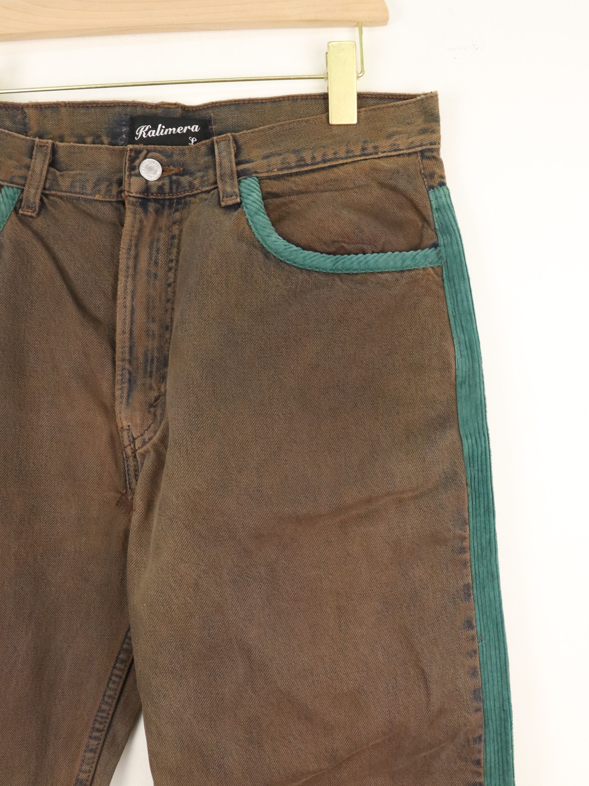 Designer × Levi's Levis "REMAKE" by KALIMERA Hybrid Corduroy Jeans Pant Size US 33 - 5 Thumbnail