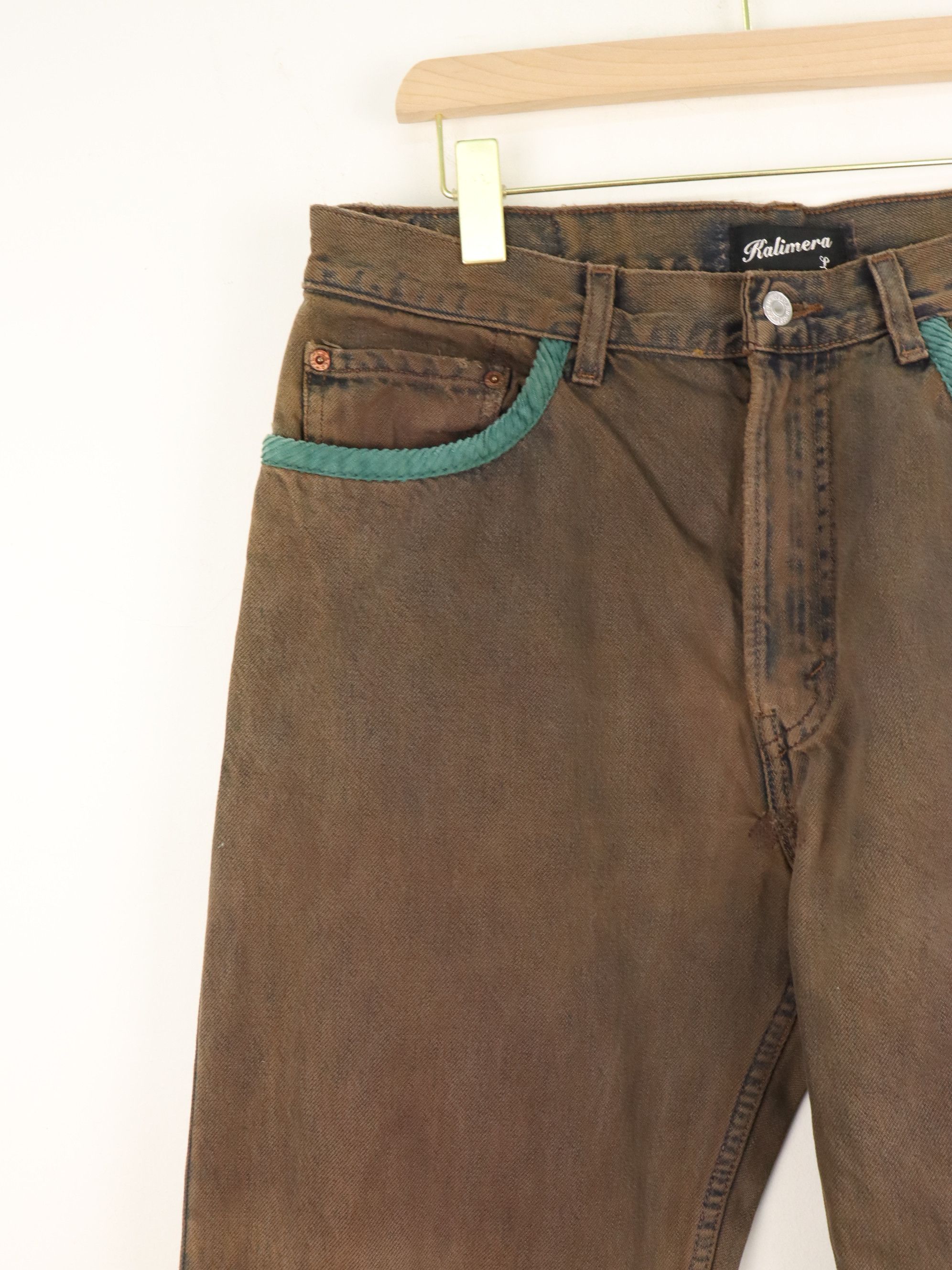 Designer × Levi's Levis "REMAKE" by KALIMERA Hybrid Corduroy Jeans Pant Size US 33 - 4 Thumbnail