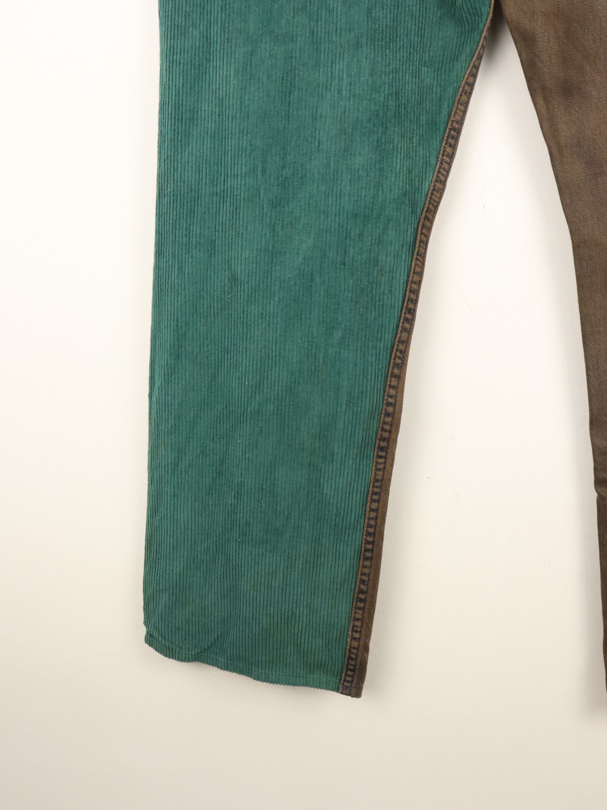 Designer × Levi's Levis "REMAKE" by KALIMERA Hybrid Corduroy Jeans Pant Size US 33 - 17 Thumbnail