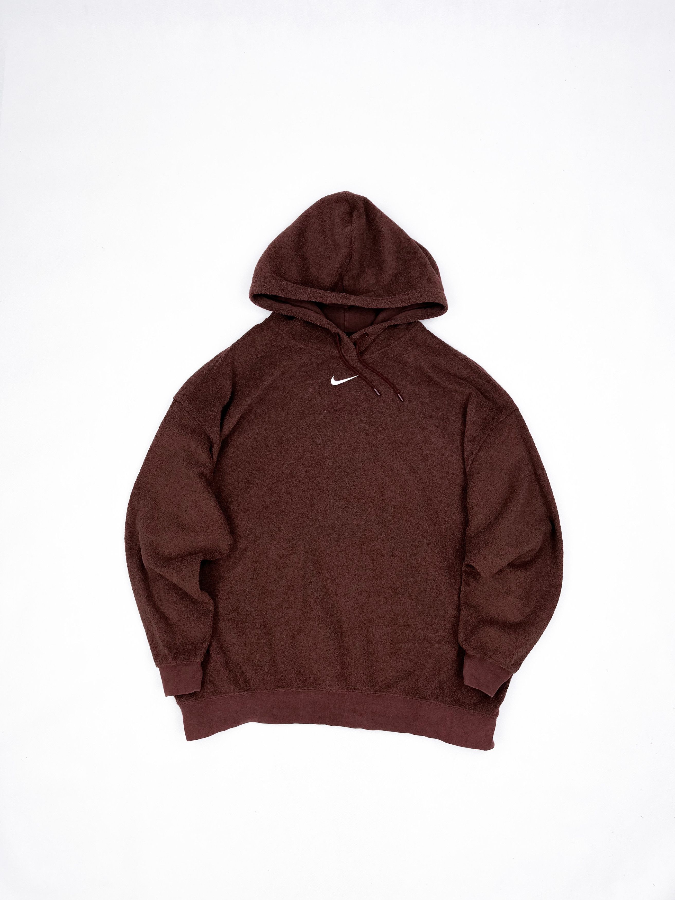 Vintage brown nike clearance hoodie