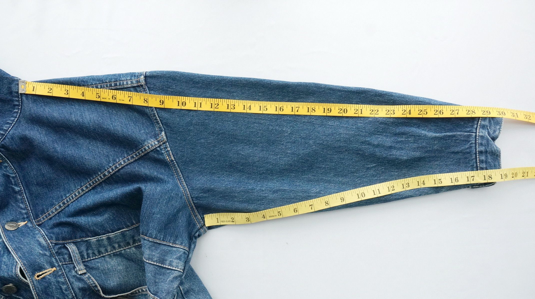 Vintage Rare Vintage Japan FITTZ Hybrid Baggy Denim Jacket Size US M / EU 48-50 / 2 - 8 Thumbnail