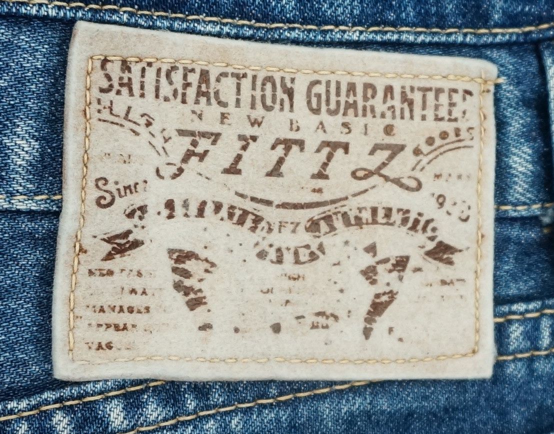 Vintage Rare Vintage Japan FITTZ Hybrid Baggy Denim Jacket Size US M / EU 48-50 / 2 - 14 Thumbnail