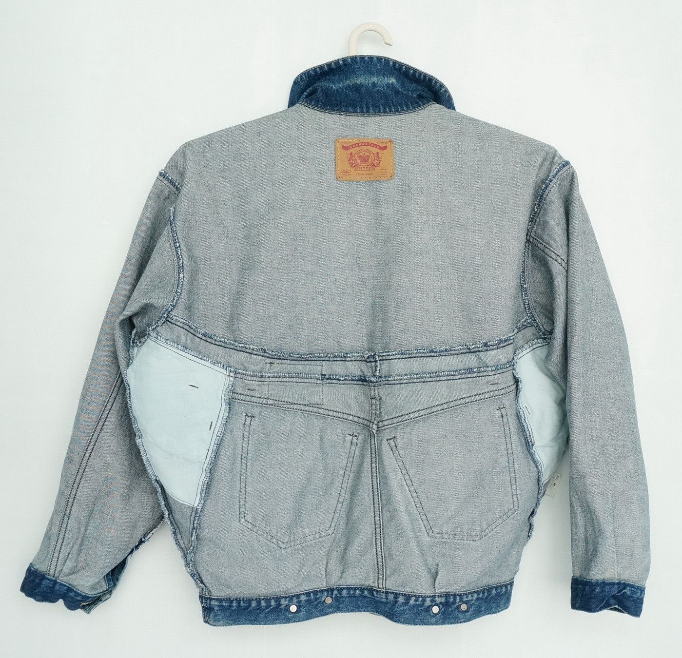 Vintage Rare Vintage Japan FITTZ Hybrid Baggy Denim Jacket Size US M / EU 48-50 / 2 - 22 Thumbnail