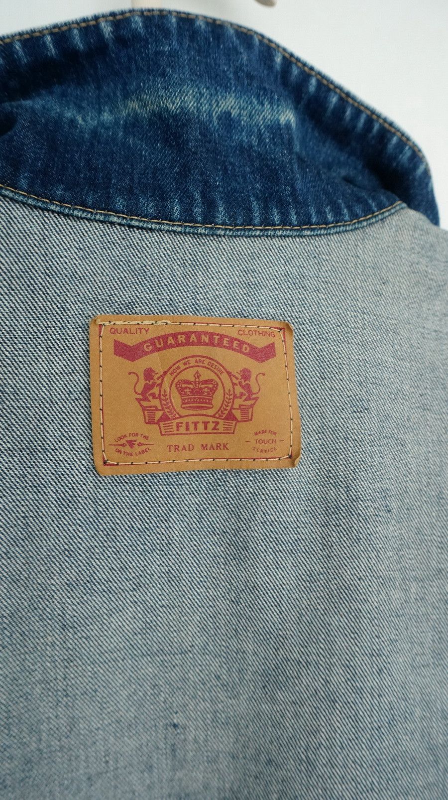 Vintage Rare Vintage Japan FITTZ Hybrid Baggy Denim Jacket Size US M / EU 48-50 / 2 - 23 Thumbnail