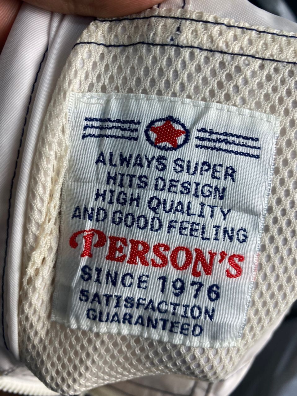 PERSON'S Person’s spellout hoodie zipper jacket Size US L / EU 52-54 / 3 - 3 Thumbnail