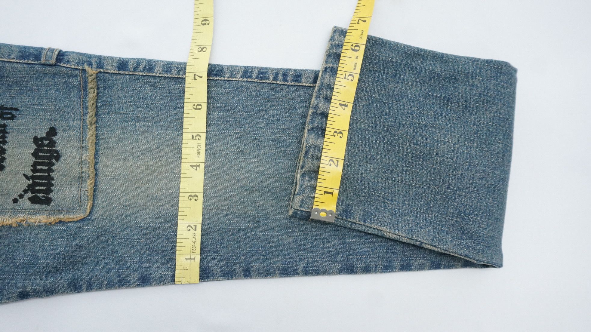 Japanese Brand BATSU Studio Japan Browned Off Skinny Women's Denim Size 29" - 11 Thumbnail