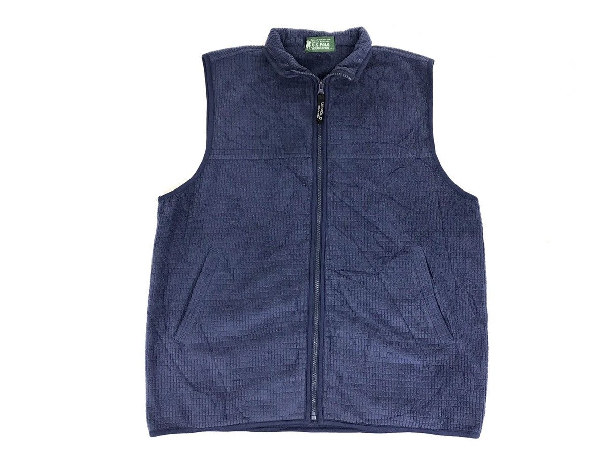 U.S Polo Association Insulated Wool Fleece Vest Sleeveless