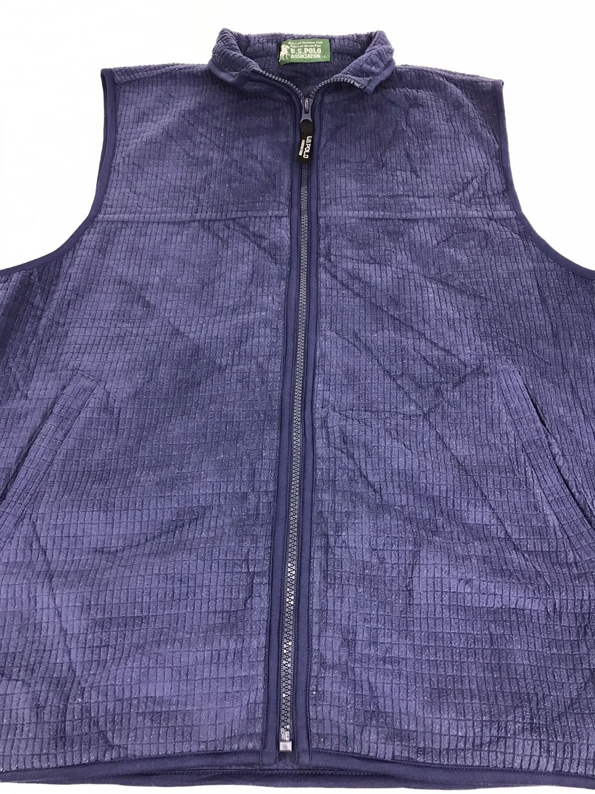 U.S Polo Association Insulated Wool Fleece Vest Sleeveless