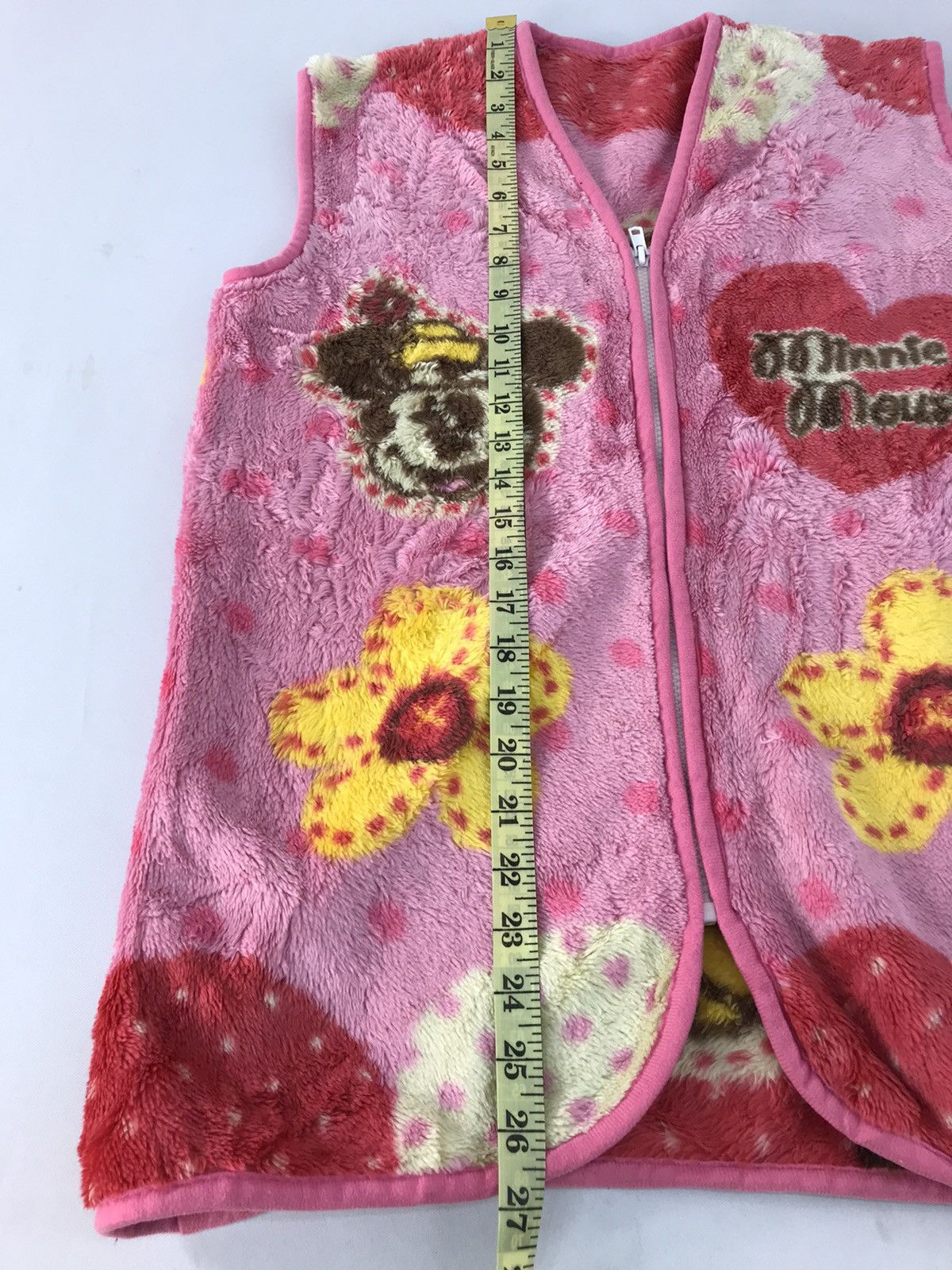 Cartoon Network × Disney Disney Minnie Mouse Zipper Vest Fluffy Fleece Jacket Size US M / EU 48-50 / 2 - 8 Thumbnail