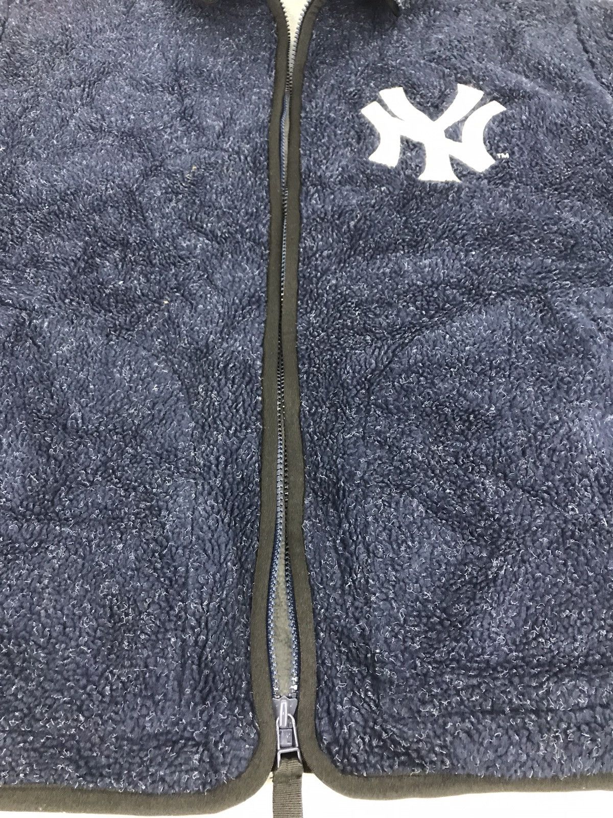 MLB × New York Yankees × Vintage MLB New York Yankees Fleece Sweatshirt Double Pocket Size US M / EU 48-50 / 2 - 12 Thumbnail