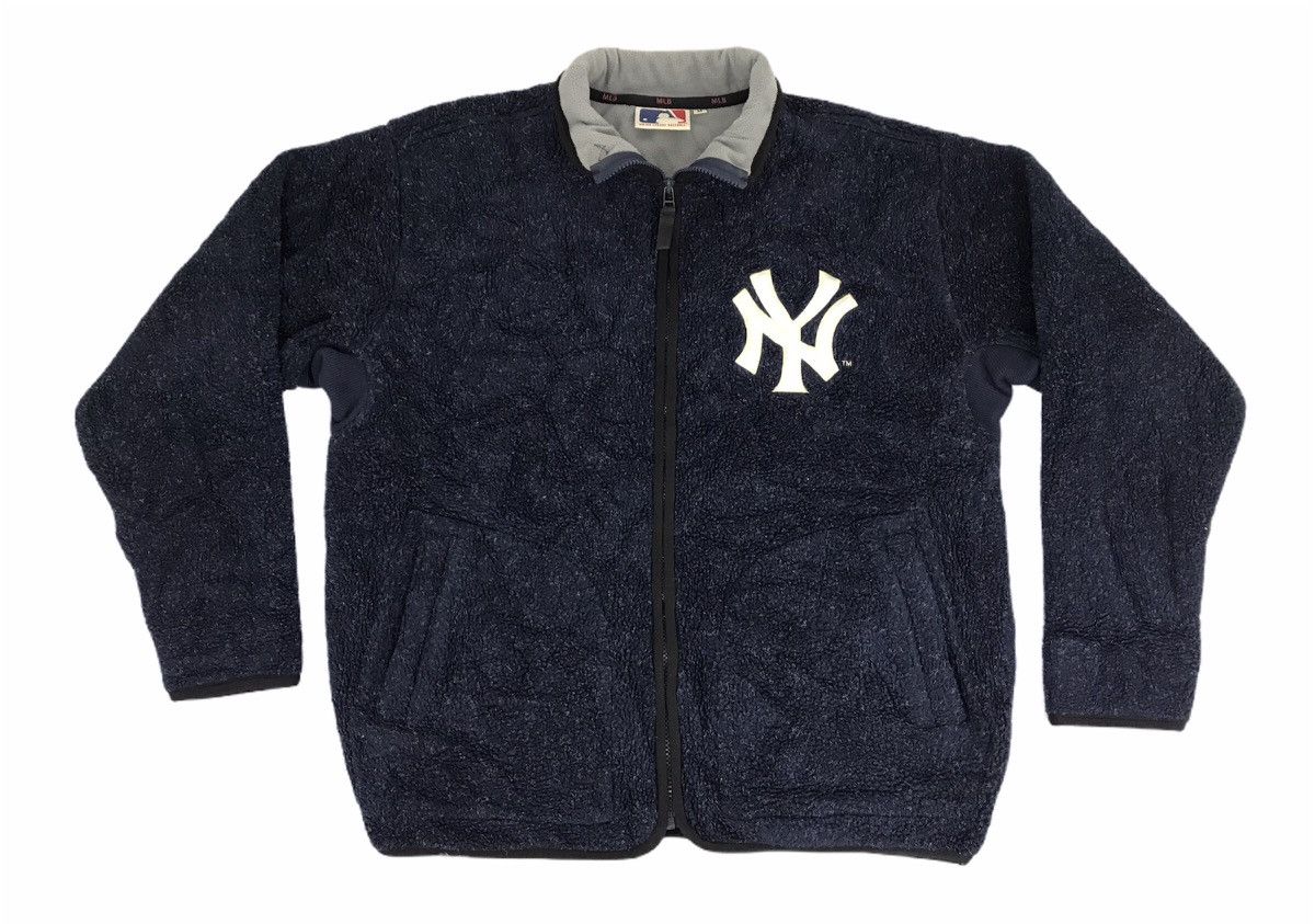 MLB × New York Yankees × Vintage MLB New York Yankees Fleece Sweatshirt Double Pocket Size US M / EU 48-50 / 2 - 1 Thumbnail