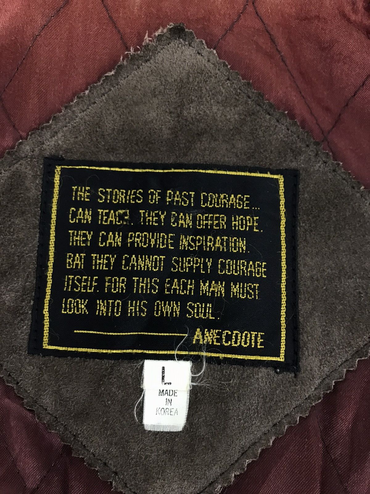 Other Vintage Classic Leather Bomber Jacket Anecdot Size US L / EU 52-54 / 3 - 4 Thumbnail