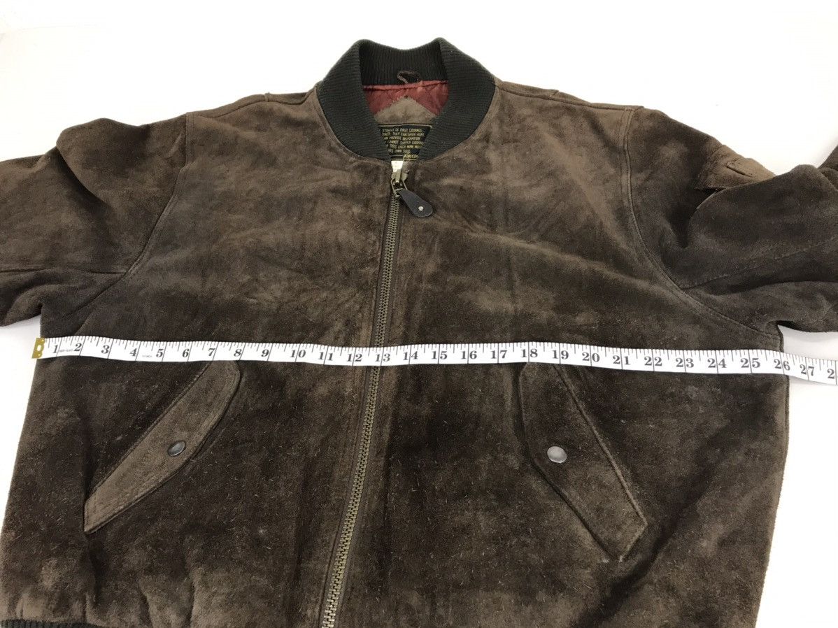Other Vintage Classic Leather Bomber Jacket Anecdot Size US L / EU 52-54 / 3 - 7 Thumbnail