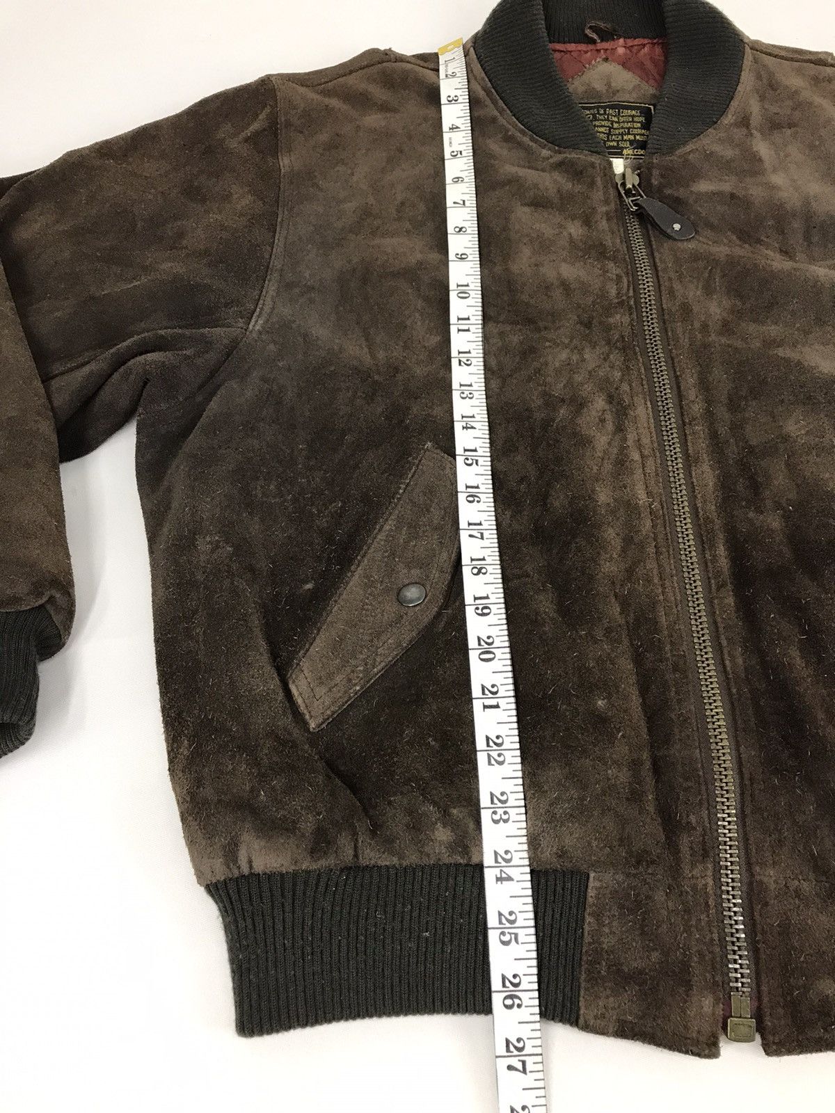 Other Vintage Classic Leather Bomber Jacket Anecdot Size US L / EU 52-54 / 3 - 8 Thumbnail