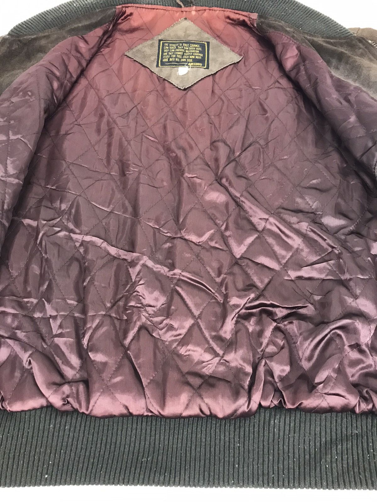 Other Vintage Classic Leather Bomber Jacket Anecdot Size US L / EU 52-54 / 3 - 12 Thumbnail