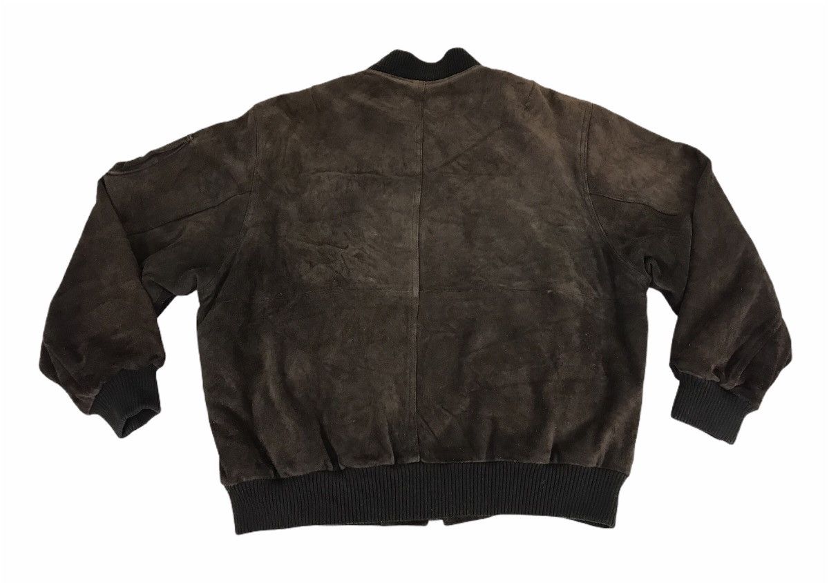 Other Vintage Classic Leather Bomber Jacket Anecdot Size US L / EU 52-54 / 3 - 2 Thumbnail